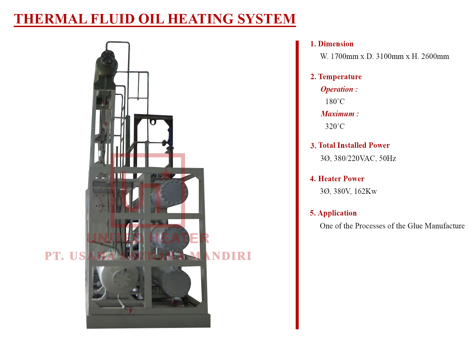 THERMAL FLUID OIL HEATING SYSTEM (PT. DYNEA INDRIA)